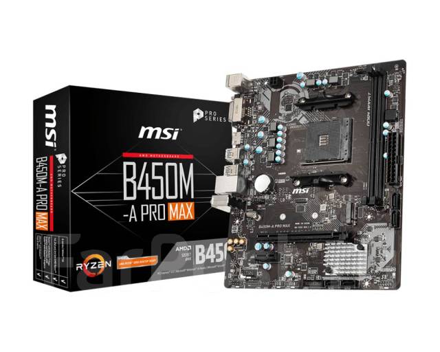 Комплект материнская плата MSI B450+процессор Ryzen R5 3600, Socket AM4 ...