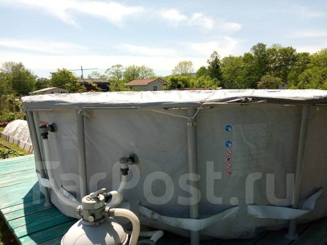 Продам каркасный бассейн, б/у, в наличии. Цена: 25 000₽ во Владивостоке