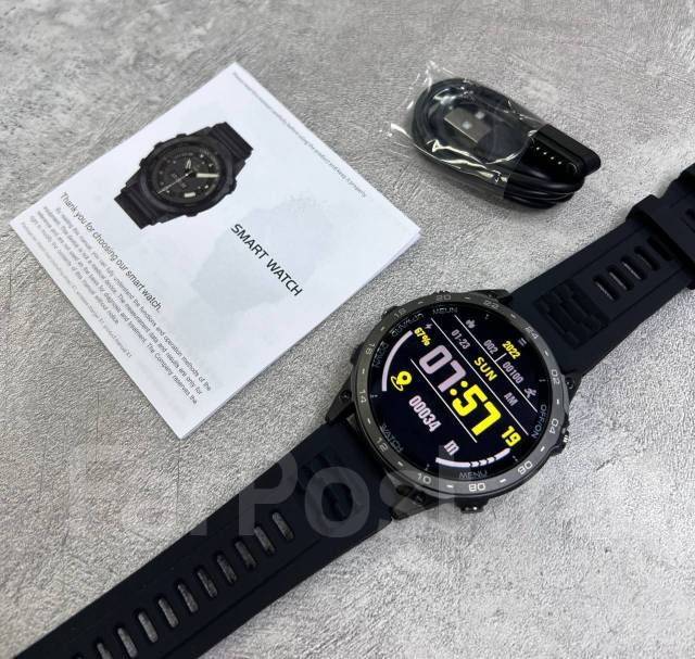 Часы смарт умные тактические - копия Garmin Fenix 7 "Товарка", новый, в ...