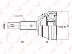 ���� �������� ����� ����, ��� Lynxauto [CO7501] CO7501 ����