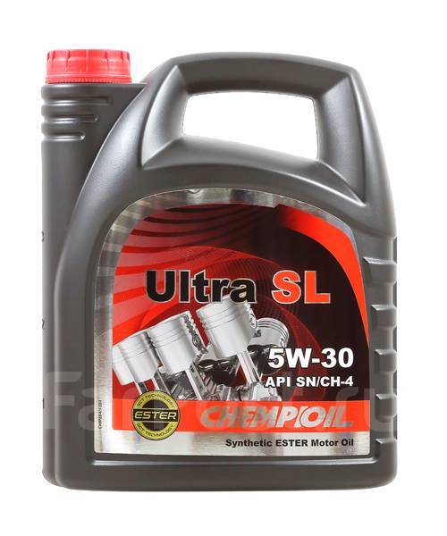 Синт. мотор. масло) 5W-30 Ultra SL(SN) / CH-4, A3/B4, 4л Chempioil ...