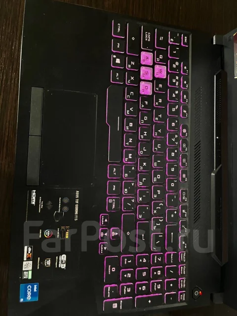 Asus TUF Gaming F15. WiFi: 1, Bluetooth: 1 ����