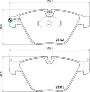 ������� ��������� BMW 3 (E90/E91/E92/E93) 05- 3.0 �����. Brembo P06081 P06081 ����