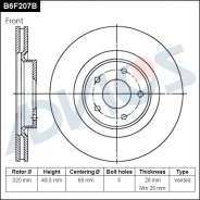 ���� ��������� ���. Advics B6F207B B6F207B ����