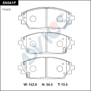 �������� ��������� ������� Advics �������� (F) Mazda 3 BM (16-19), CX-30 DM (19-), CX-3 DK (18-) Advics SN341P SN341P ����