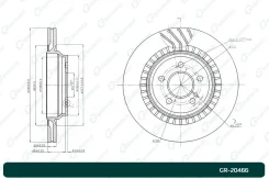 ���� ��������� ������������� G-Brake GR20466 GR20466 ����