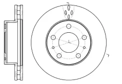 ���� ��������� G-Brake GR20732, �����/������ �������� GR20732 ����