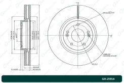 ���� ��������� G-Brake GR21354, �����/������ �������� GR21354 ����