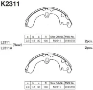 ������� ��������� ���������� Toyota Corolla 87-02 K2311 MK Kashiyama K2311 K2311 ����