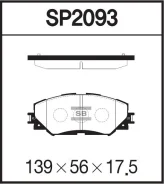 ������� ��������� Toyota Auris 1.4-1.6 07-/Corolla 1.4 07-/RAV 4 06- �������� SP2093 Sangsin SP2093 SP2093 ����