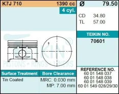 ������� ��������� Teikin 70600 STD (4��/����) 70600STD ����