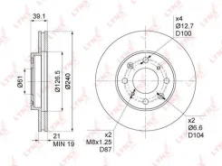 ���� ��������� ������������� (240x21) | ����� | Lynxauto BN1035 BN1035 ����