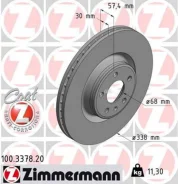 ���� ����. ����. �������. �[338x30mm/5���. �] COAT Z AUDI A4/A5/Q5 15- Zimmermann 100337820 100337820 ����