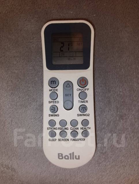 Пульт кондиционера Ballu, Roda, Wellton (YKR-K/002E), б/у, в наличии ...