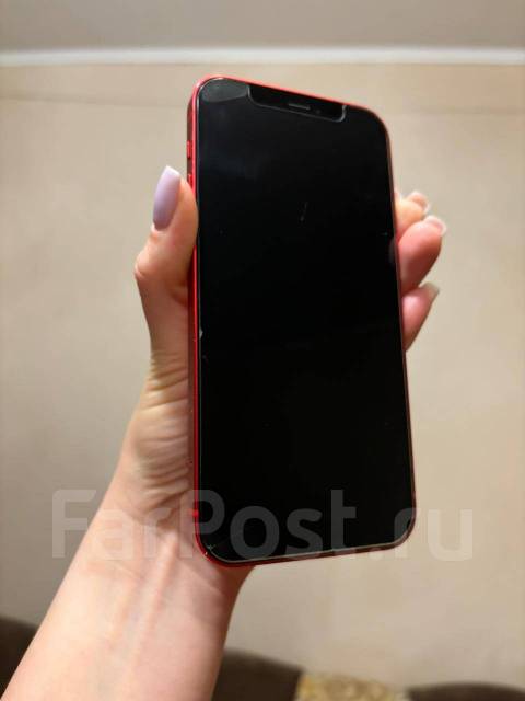 Айфон 12, Apple iPhone 12, 64 гб, 6.10", моноблок, красный, 4G LTE, б/у ...
