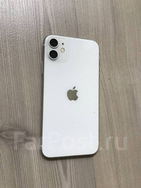 Айфон 11, Apple iPhone 11, 128 гб, 6.10", моноблок, б/у, в наличии ...