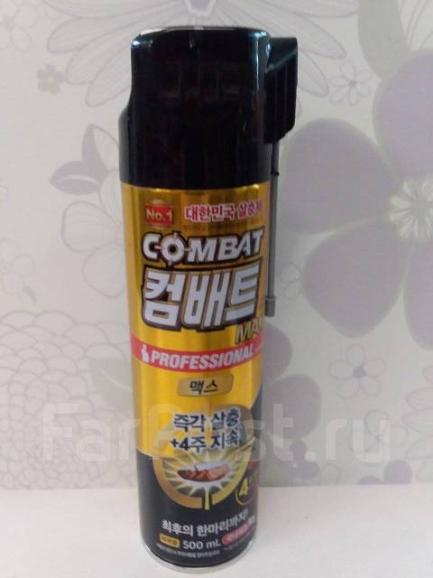 " Combat Super Spray "- Комбат супер спрей от тараканов Корея 500мл ...