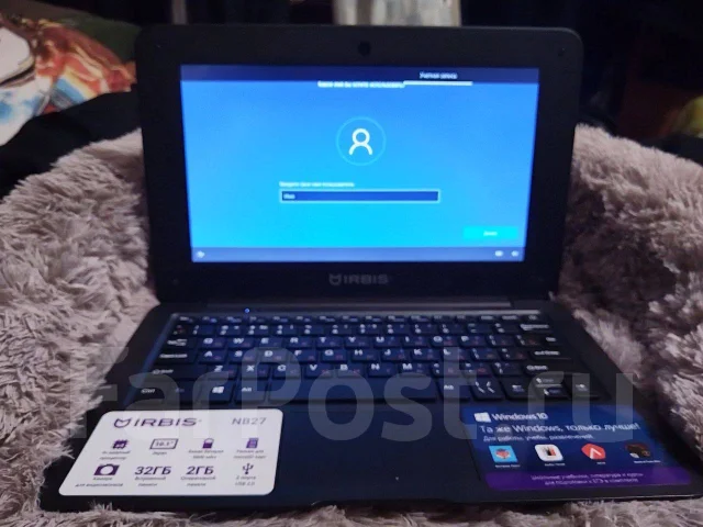 IRBIS. 10.1", ��� 256 �� � ������, ���� 32���, Bluetooth: 1 ����