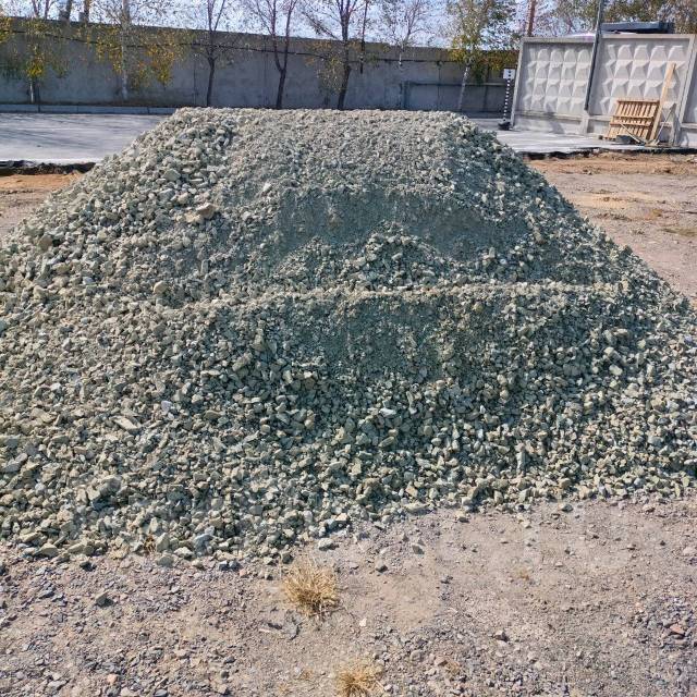 Щебень мелкий, средний, крупный в уссурийске, в наличии