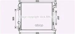 �������� ������� ���������� Nissan X-Trail 1.6 dCi 04/14- Ava ���. DN2444 DN2444 ����