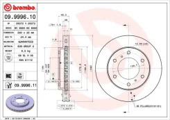 09.9996.11_���� ���� 09999611 Brembo 09999611 ����