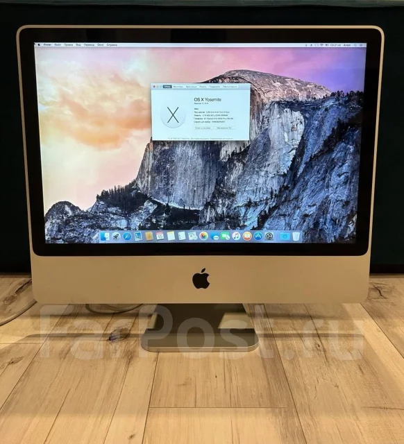 IMac 24” A1225, б/у, в наличии. Цена: 13 000₽ во Владивостоке