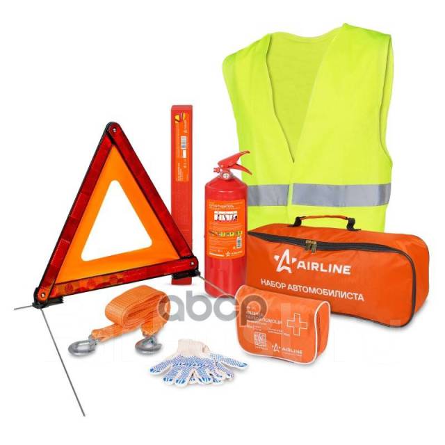 Набор Автомобилиста Техосмотр-2 (Знак, ­Апт, ­Огнетуш, ­Перч, ­Трос ...