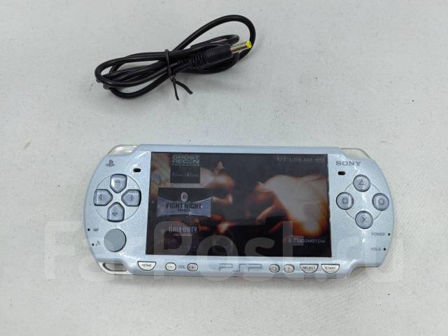Sony PSP PlayStation Portable 2000 light blue 32GB +600игр, б/у, в ...