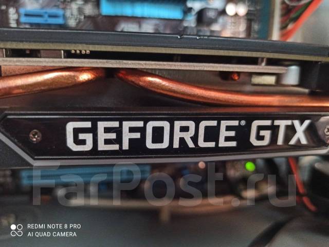 GeForce GTX 1660 super 6GB, б/у, в наличии. Цена: 15 000₽ в Уссурийске
