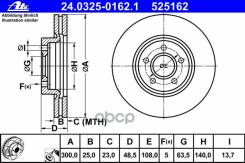 .  . [300X25] 5 . Ford Focus/C-Max 1.6-2.0 10.03-, Mazda 3 1.6-2.3 02.04-, Volvo C30/C70/S40/V50 1.6-2.4 01.04- Ate . 24-0325-0162-1...
