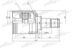    27X50x24 Toyota Camry Acv30mcv30 01-06 Pcv1570 Patron . PCV1570 PCV1570 