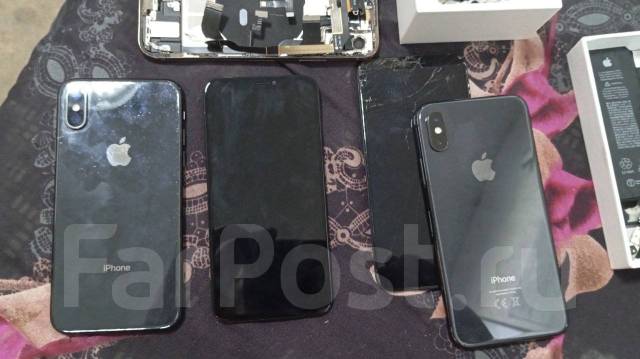 IPhone XS, 256 гб, 5.80", моноблок, черный, 4G LTE, NFC, б/у, в наличии ...