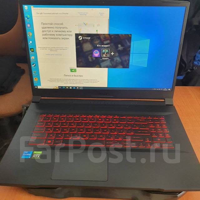 Ноутбук игровой MSI Katana GF76 11UC-679XRU RTX 3050, 17.3", 1 000 Гб ...