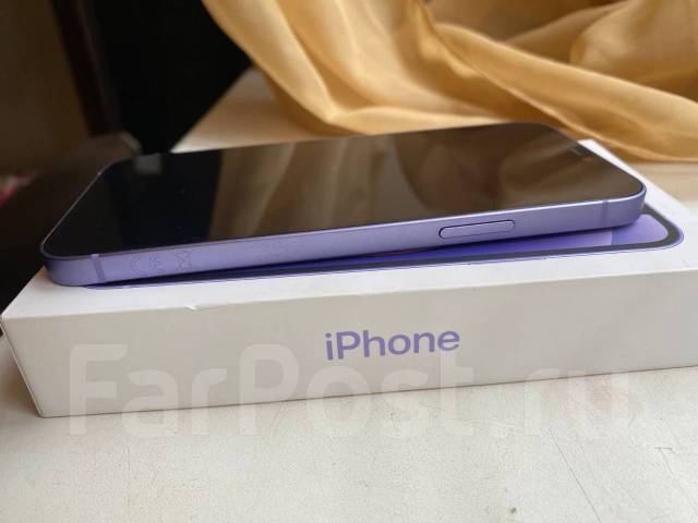Продам 12 айфон, Apple iPhone 12, 128 гб, 6.10", фиолетовый, б/у, в ...