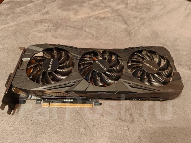 Gigabyte GTX 1080ti, б/у, в наличии. Цена: 15 500₽ во Владивостоке
