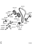 ������ ��� Mitsubishi COLT 1.3,1.5 RHD -04, 1.5 CZT 05- 5638XS ����