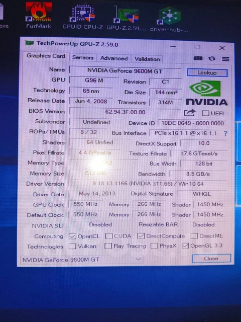 GeForce 9600 GT ����