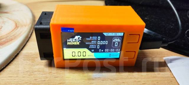 Мини асик биткоина Nerd Miner V2 Pro в наличии, новый. Цена: 6 000₽ во ...