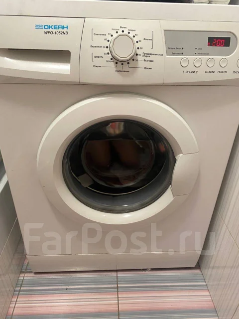 Отдам стиральную машину, океан, 5,0 кг, б/у, в наличии. Цена: 500₽ во ...