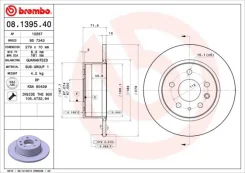 08.1395.40_���� ���� 08139540 Brembo 08139540 ����