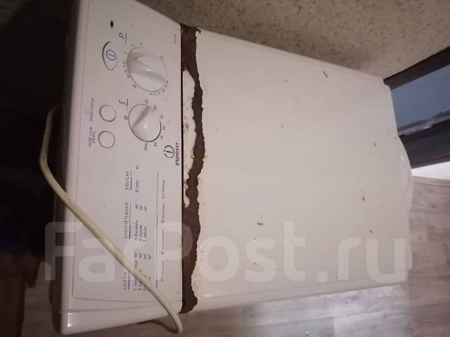 Стиральная машинка, Indesit, вертикальная загрузка, б/у, в наличии ...