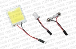 ����� LED COB C10W / W5W T10 12V 48SMD 36*41mm (NSTK) 517 COB48SMD ����