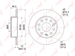 ���� ��������� ��������������� (256x12) | ��� | LYNXauto BN1193 BN1193 ����