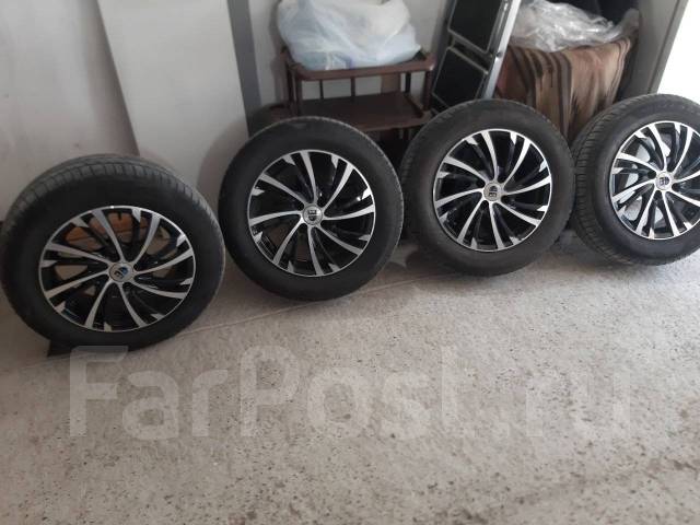 Диски литые с покрышками, K&K, 15", 1 шт, 4x100, 5,00 кг. 50,0 мм. 4 шт ...