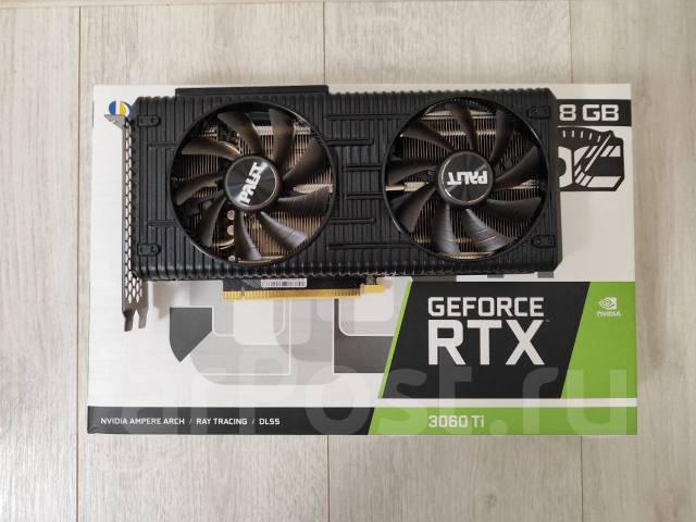 Видеокарта Palit GeForce RTX 3060 Ti 8GB Dual OC пломба + гарантия, б/у ...