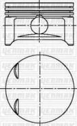 ����. +�����, � �������� Yenmak 31-04213-000 72,50 mm 3104213000 ����