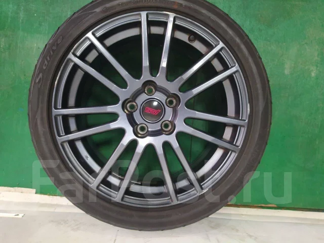Комплект колес из Японии. R18 Enkei Subaru WRX STI Spec C. #87/17, 18 ...