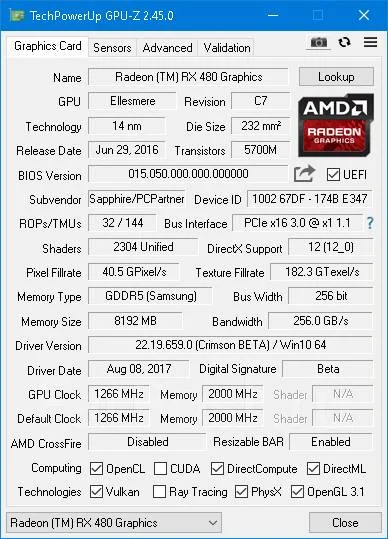 Radeon RX 480 ����
