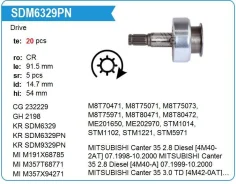 ������� �������� Mitsubishi 4M40 FUSO Canter SDM6329 SDM6329 ����