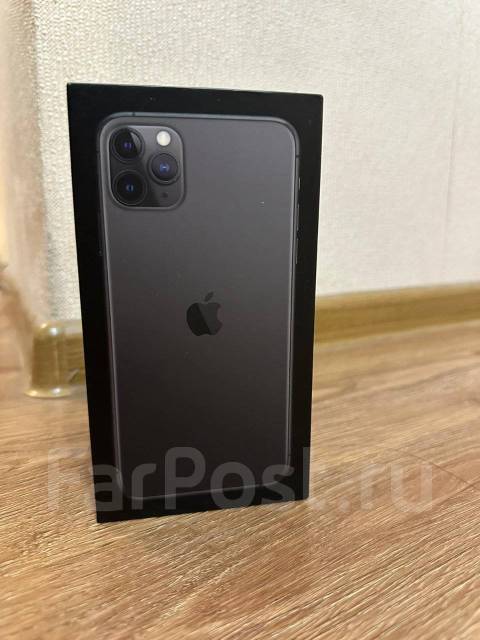 IPhone 11 Pro Max, 256 гб, 6.50", моноблок, серый, черный, б/у, в ...